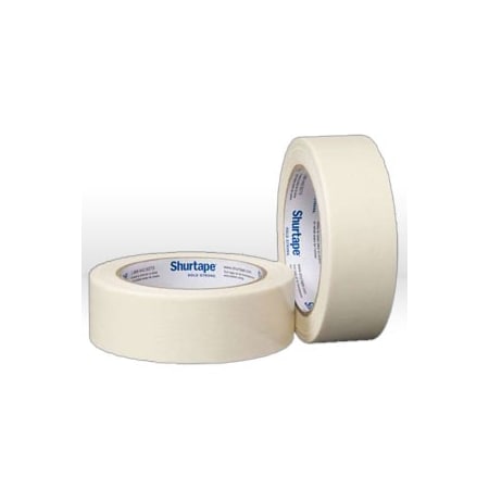 Shurtape Masking Tape, 1", 60Yds, Tan, 5 Mil 101006